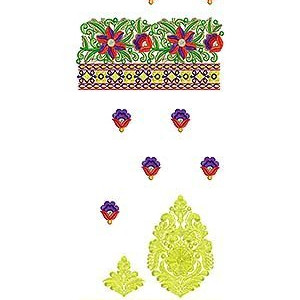 Pakistani Suits Embroidery Designs 5211