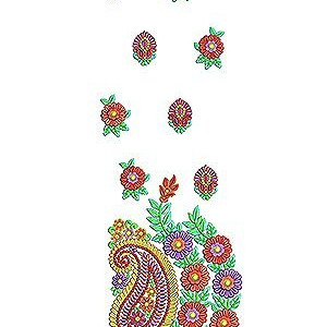 family Party Wear Kameez Embroidery Design