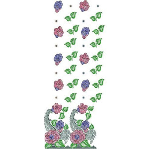 Silk Weaving Clothing Suit Embroidery Design