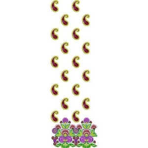 Elegant Wedding Suit Embroidery Design