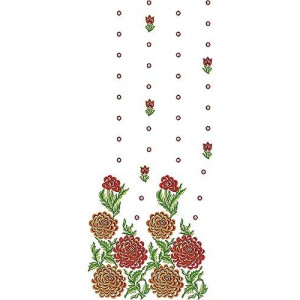 Cotton Embroidery Suit Design From India