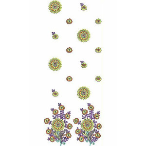 Designer Farasha Sequins Embroidery Design