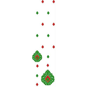 Delightful Designer Suit Embroidery Design