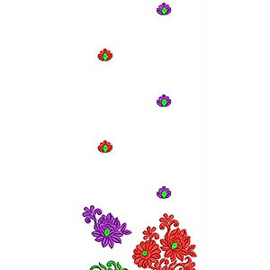 Indian Party Wear Suit Embroidery Design