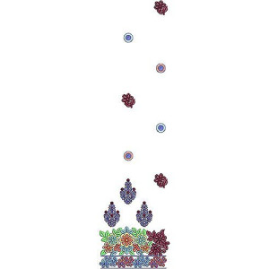 Boho Tunic | Flat Embroidery Design