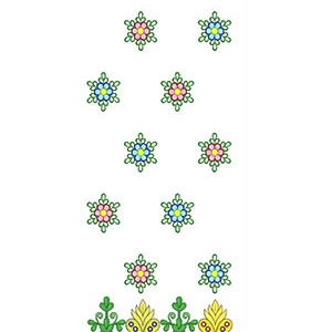 Corset Wedding Suit Embroidery Design