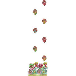 Ladies Punjabi Traditional Suit Embroidery Design