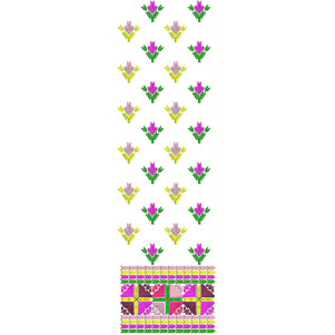 Elegant Machine Suit Embroidery Design