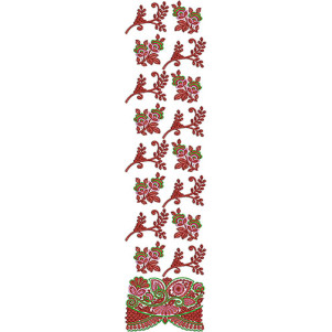 Street Style Fashion Suit Embroidery Design