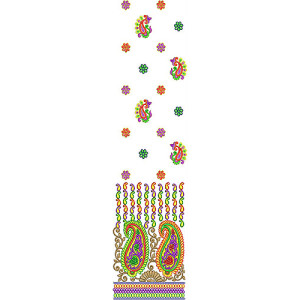 Lucknow Embroidery Design For Daman 5647