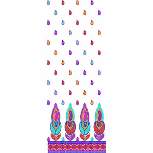 Punjabi Traditional Suit Embroidery Design