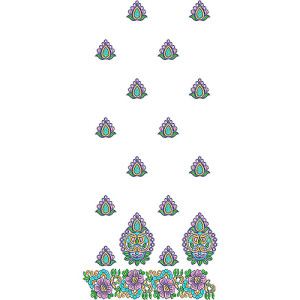 Indian Designer Kurti Embroidery Design