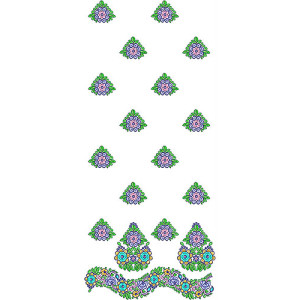 Punjabi Women Suit Embroidery Design