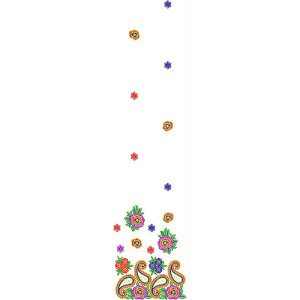 Young Ladies Suit Embroidery Design