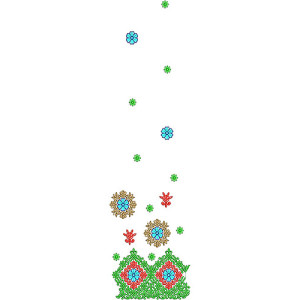 Ladies Wear Suit Embroidery Design