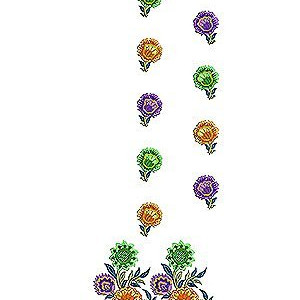 Vibrant Color Flora Salwar Kameez | Embroidery Design