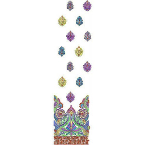 Daman Machine Embroidery Design 594