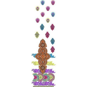 Baju Kurung Embroidery Designs