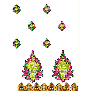 Designer Wedding Suit Embroidery Design