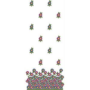 Banarasi Floral Suit Embroidery Design