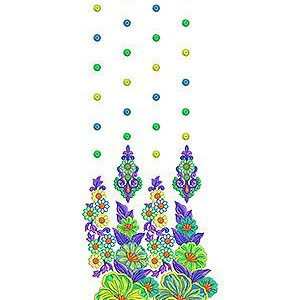 Traditional Pencil Dress | Embroidery Design