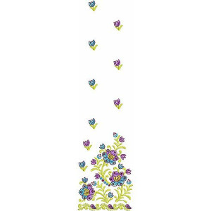 Blossom Embroidery Stitching Design