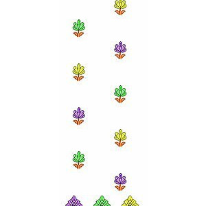 Tank Dress Embroidery Design