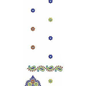 Designer Packing Saree Embroidery Design