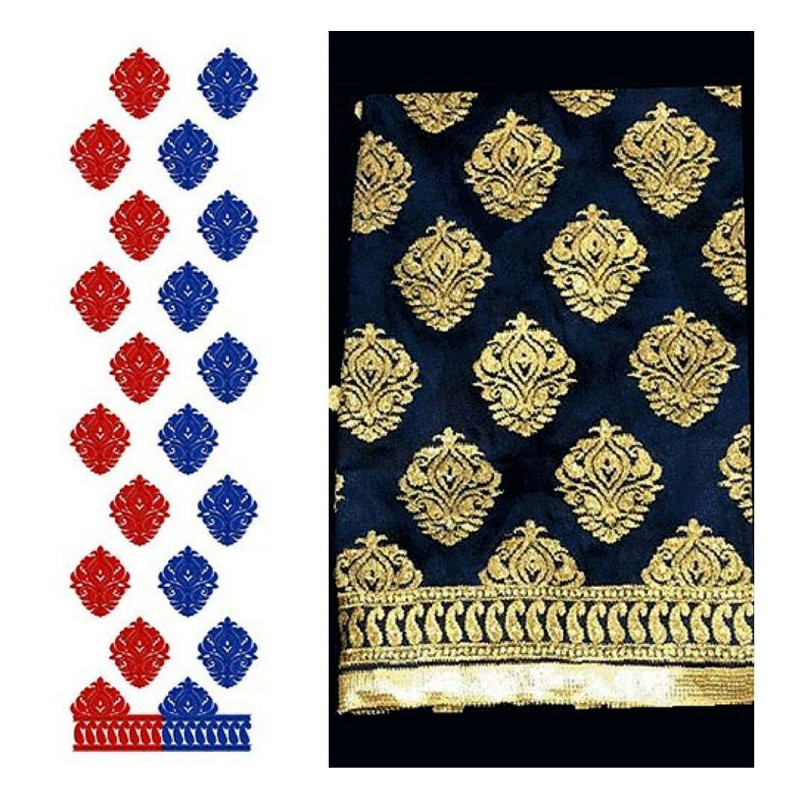 Fresh Daman Embroidery Design 23798