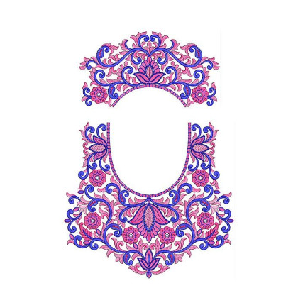 Latest Indian Back Neck Blouse Embroidery Designs