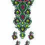 10489 Dress Embroidery Design