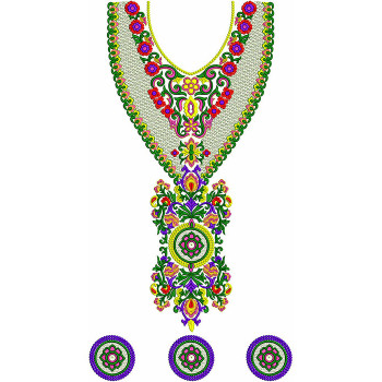 Jalabiya Neck Embroidery Designs