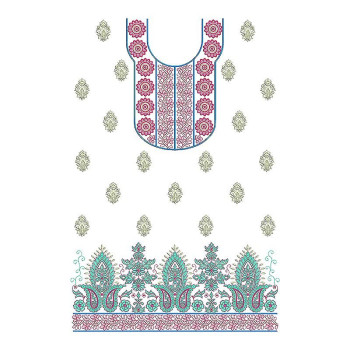 Silk | Dhupion | Velvet Fabric Neck Design