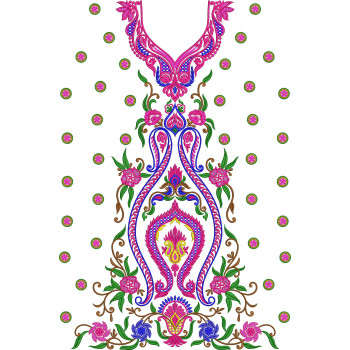 Sequins Jalabiya | Tunic | Kurti Embroidery Design