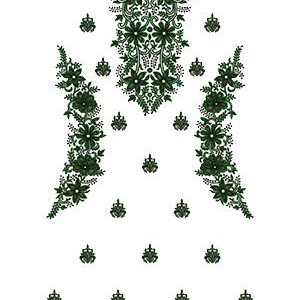 Full Traditional Indian Embroidery Design 14673