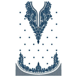 Pakistani Designer Choice Embroidery Design 15147