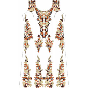 Uae National Dress Embroidery Design