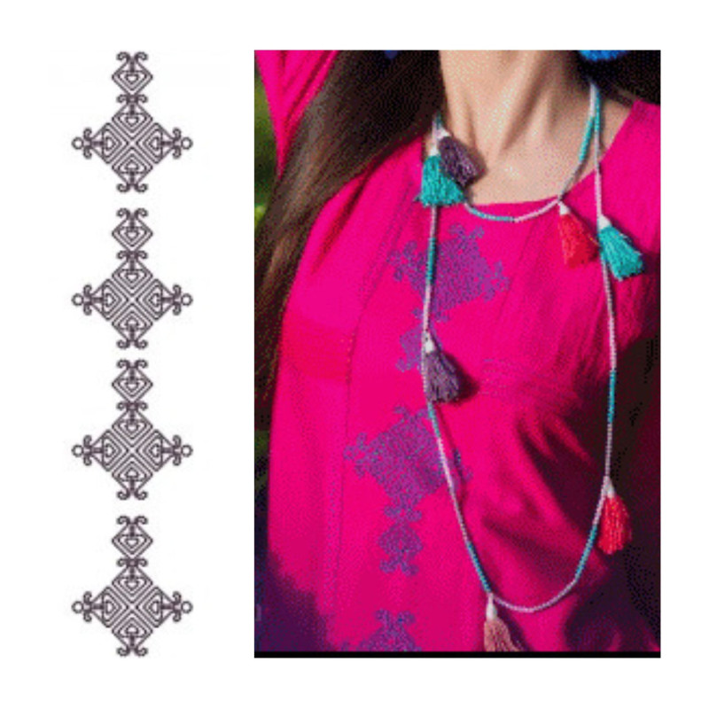 Muslim Brides Embroidery Dress Design