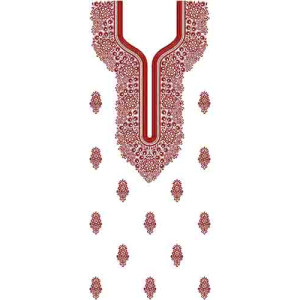 Taiwanese Folk Dance Embroidery Dress Design