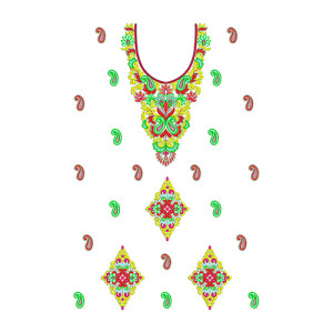 Habiskan Ratusan Dress Embroidery Design