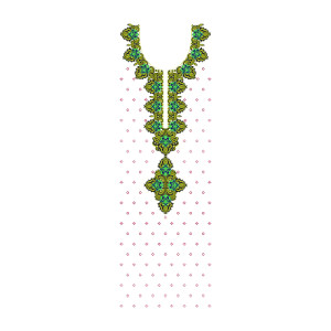 Goddess Gown Dress Embroidery Design