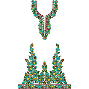 New Dress Embroidery Design 18267