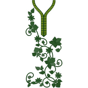 New Dress Embroidery Design 18268