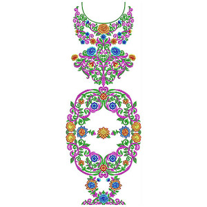 New Dress Embroidery Design 18383