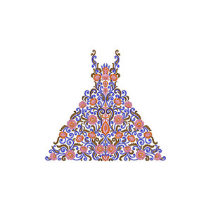 New Dress Embroidery Design 18384