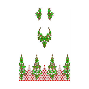 New Dress Embroidery Design 18385