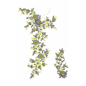 New Dress Embroidery Design 18388