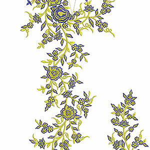 New Dress Embroidery Design 18388