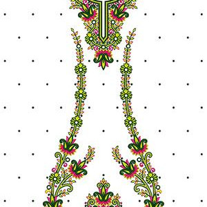 New Dress Embroidery Design 19622