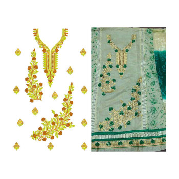 Latest Beautiful Dress Embroidery Design 20312